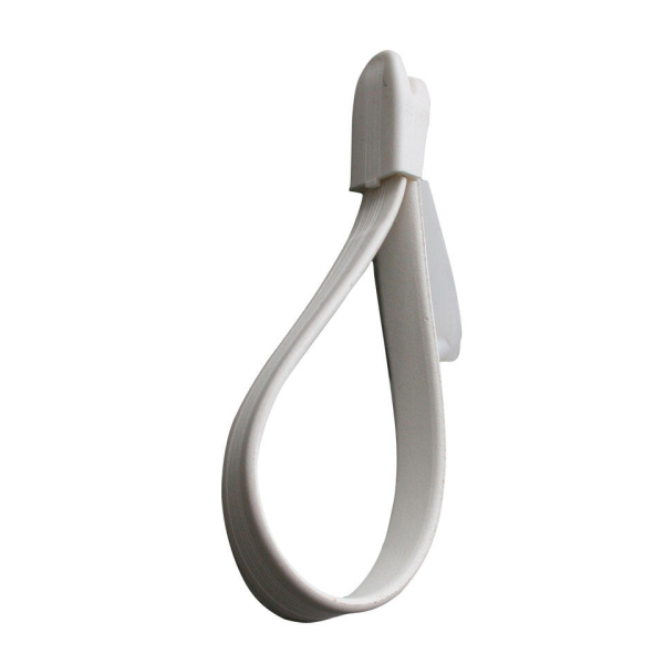 Strapkit B-pillar, per side white set Assist strap kit B-pillar, white Beetle 10/66